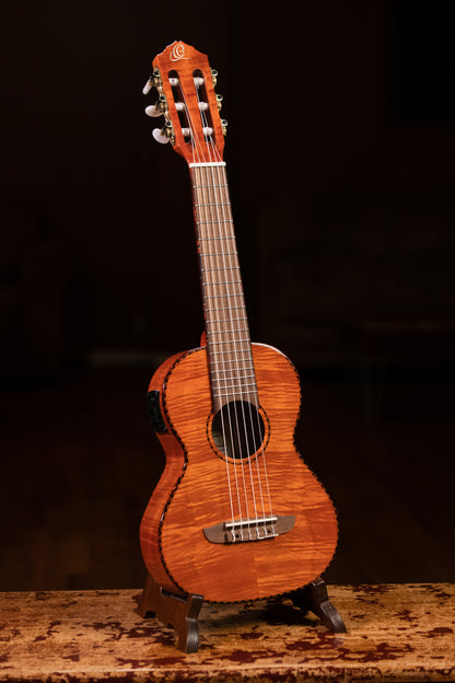 ORTEGA Mini Travel Series 1/8 Guitar 6-String - Natural + Gig Bag