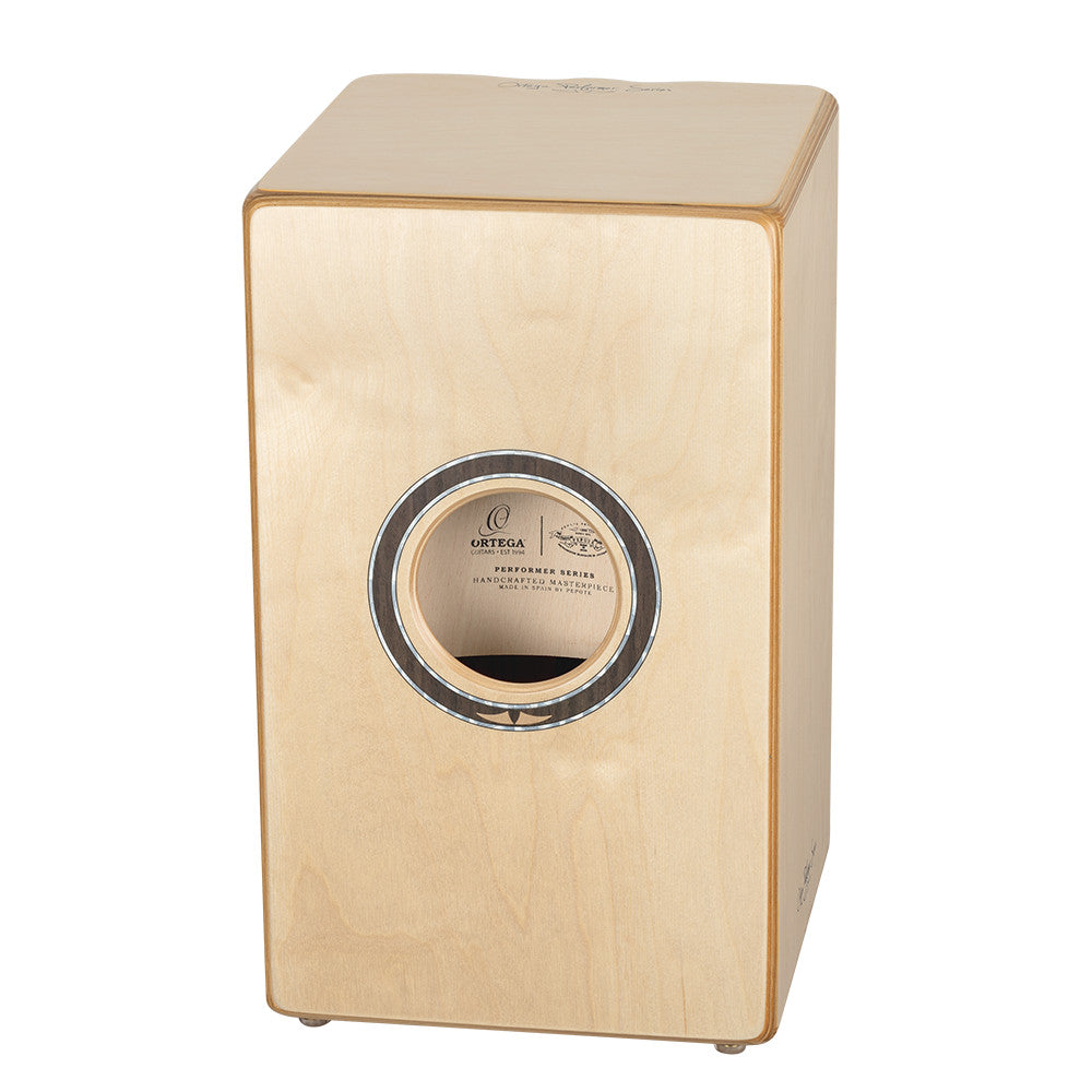 ORTEGA Performer Serie Cajon Lefty - Walnut / Baltic Birch Natural