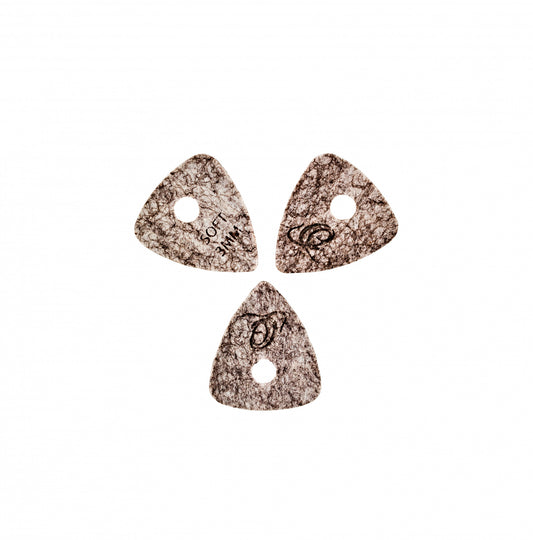 ORTEGA Soft Felt Picks - Light Grey