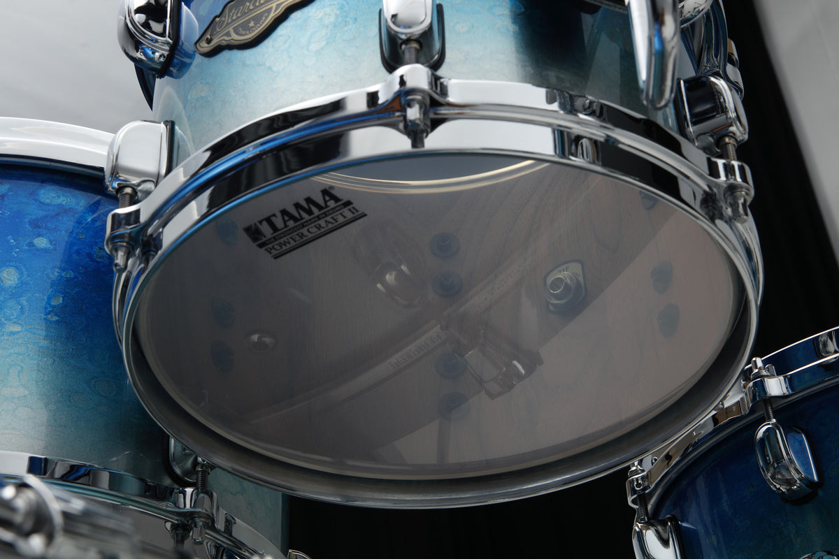 TAMA Starclassic Walnut/Birch Lacquer Shell Kit 5 pcs - Molten Blue Ice Fade/Chrome HW