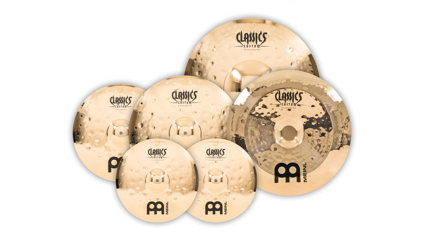 MEINL Cymbals Classics Custom Extreme Metal Expanded Cymbal Set