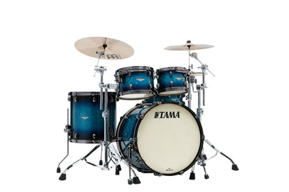TAMA Starclassic Maple Lacquer Shell Kit 4 teilig - Molten Electric Blue Burst/Black Nickel HW