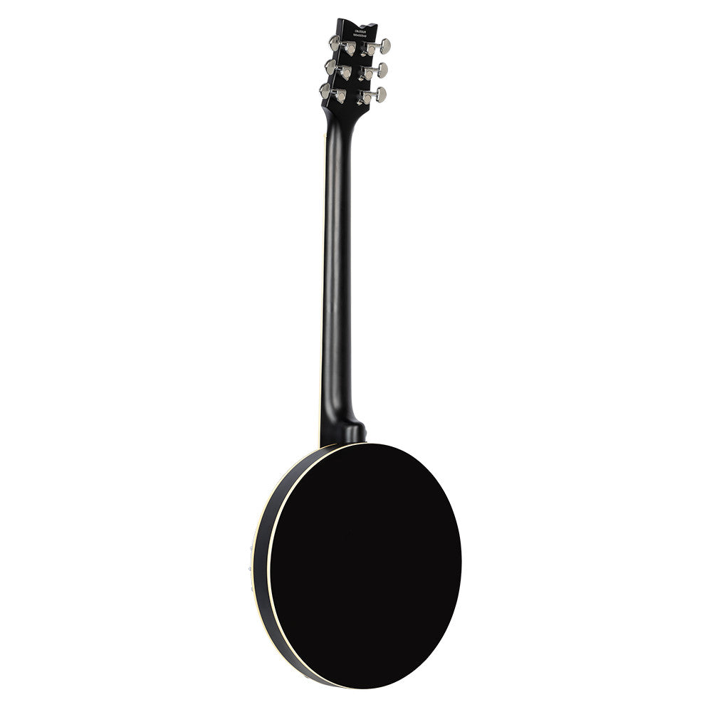 ORTEGA Raven Series Banjo 6 String - Mahogany Black + Bag