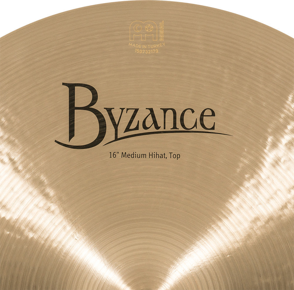 MEINL Cymbals Byzance Traditional Medium Hihat - 16"