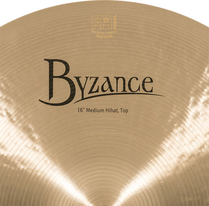 MEINL Cymbals Byzance Traditional Medium Hihat - 16"