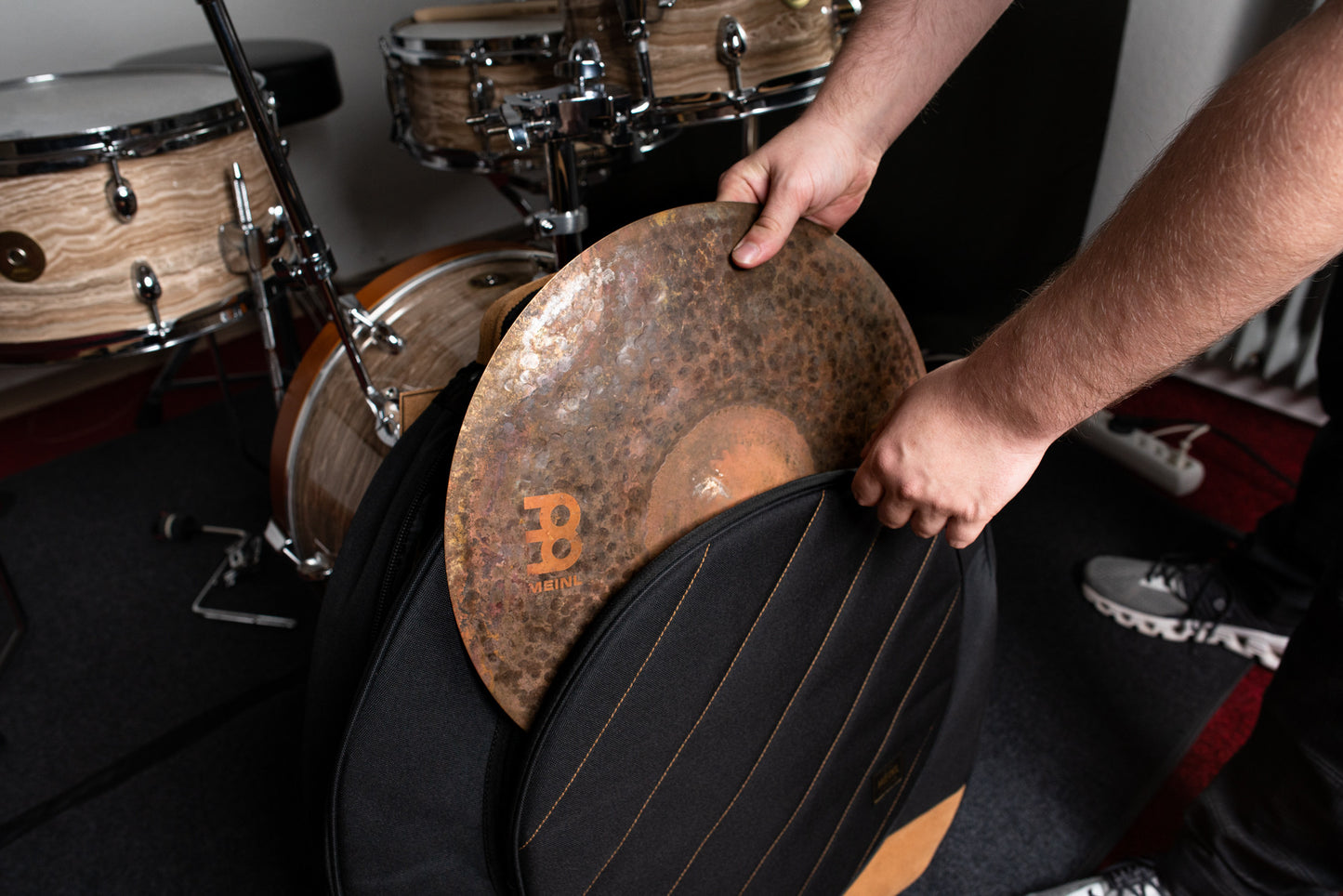 MEINL Cymbals Classic Woven Cymbal Bag - 22” Black