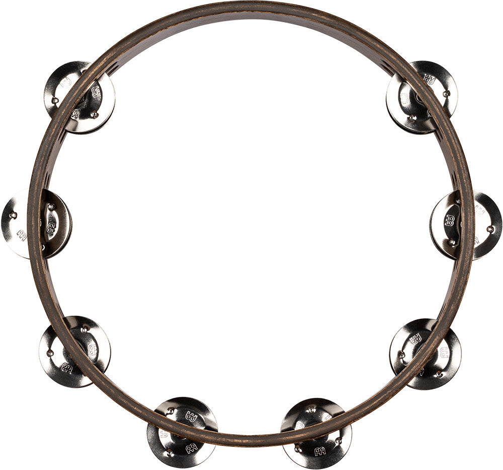 MEINL Percussion Traditional Wood Series Tambourine - 10"