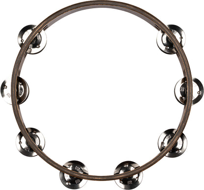 MEINL Percussion Traditional Wood Series Tambourine - 10"
