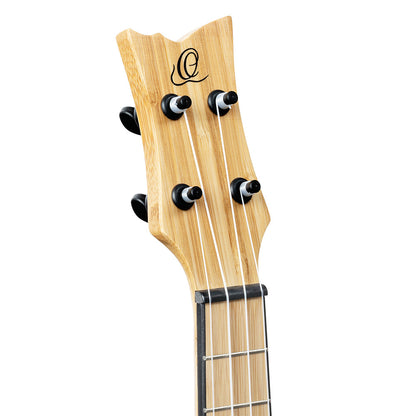 ORTEGA Bamboo Series Tenor Ukulele 4 String - Solid Bamboo Natural + Bag