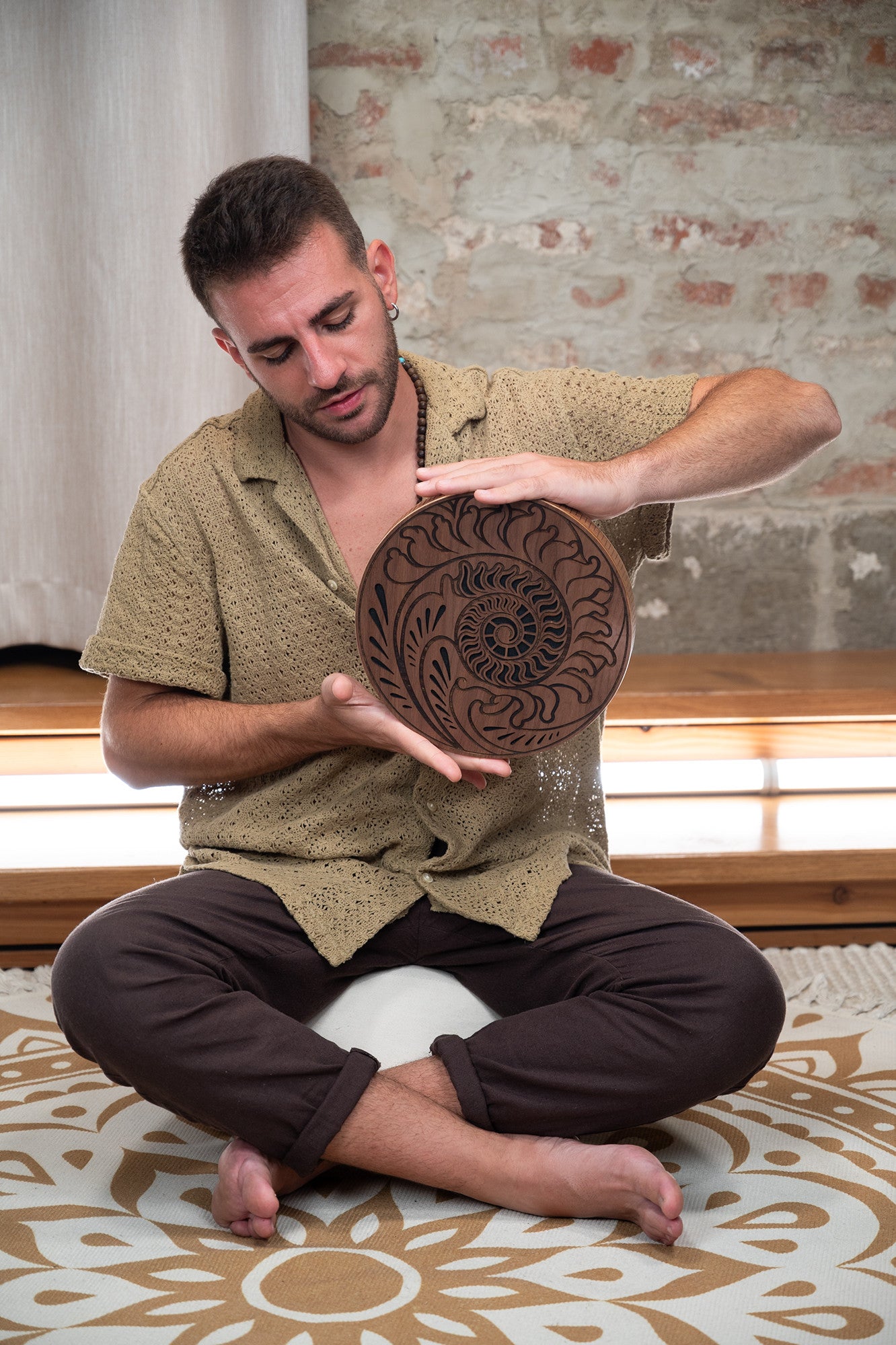 MEINL Sonic Energy 10" Rain Disk, Ocean Sound, Fibonacci-Inspired Carving