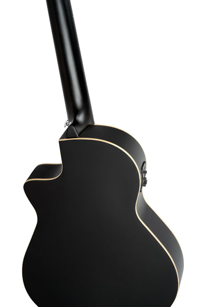 ORTEGA Family Series 3/4 Konzertgitarre 6-String - Satin Black + Gigbag