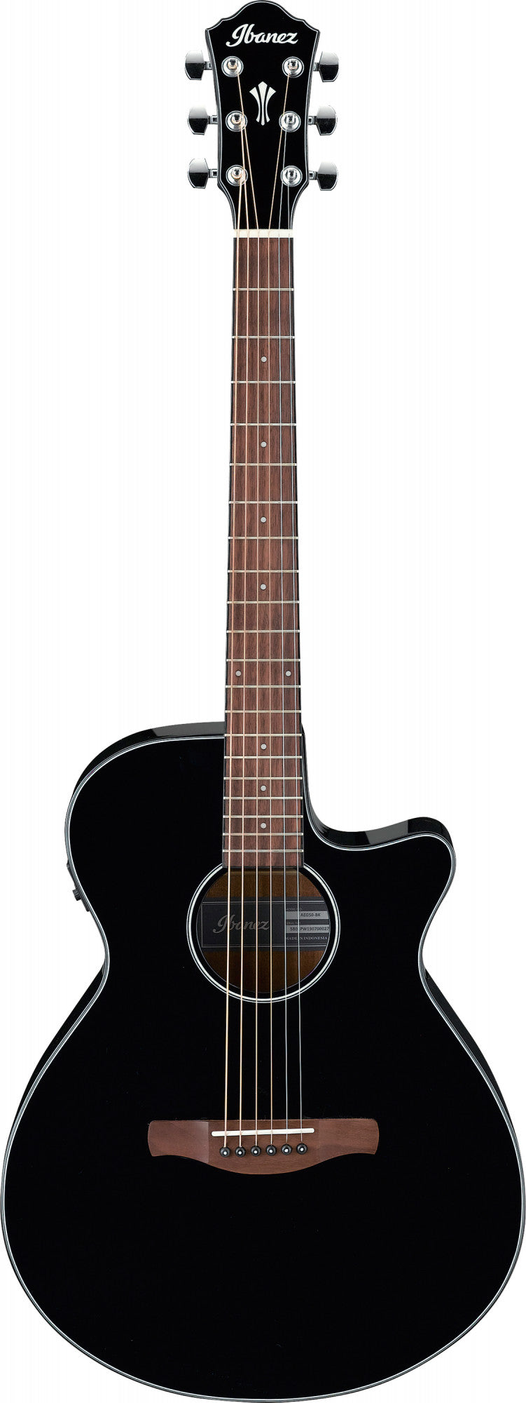 IBANEZ AEG Acoustic Guitar 6-String - Black