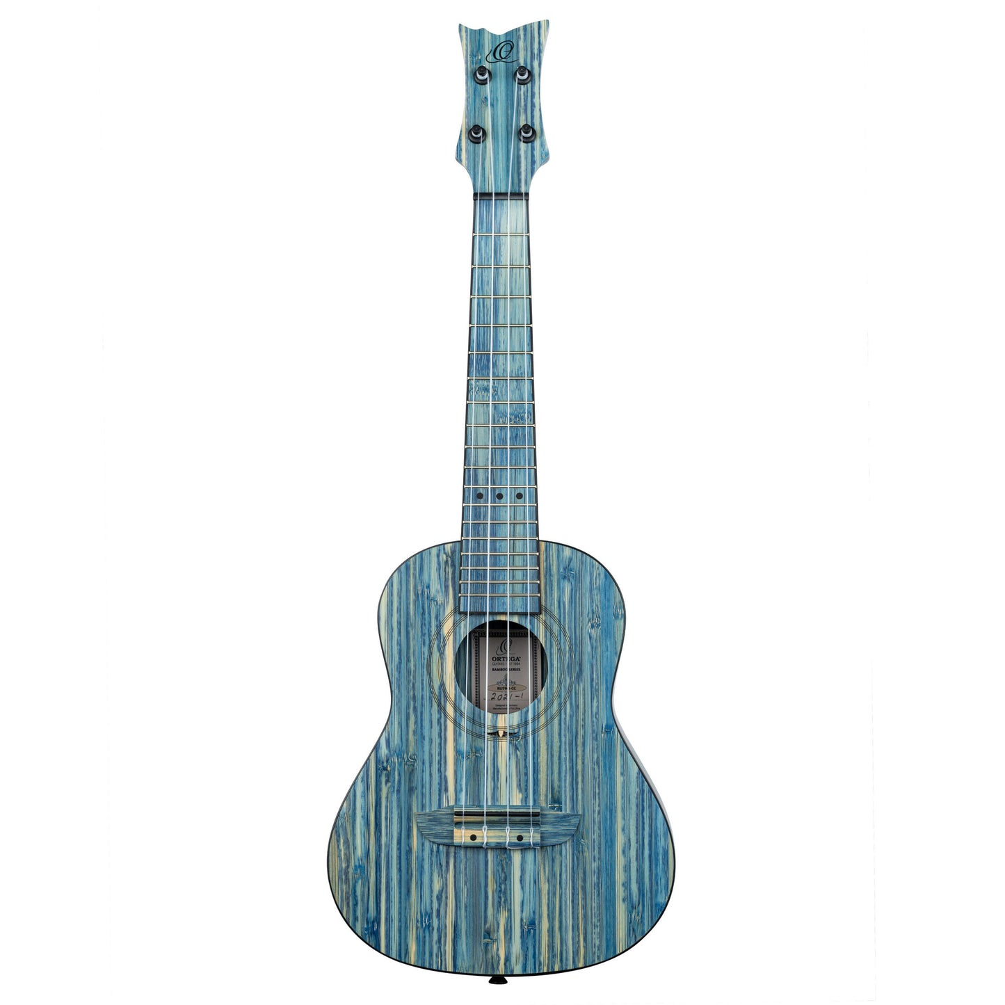 ORTEGA Bamboo Serie Konzert Ukulele 4 String - Solid Bamboo Stonewashed + Bag