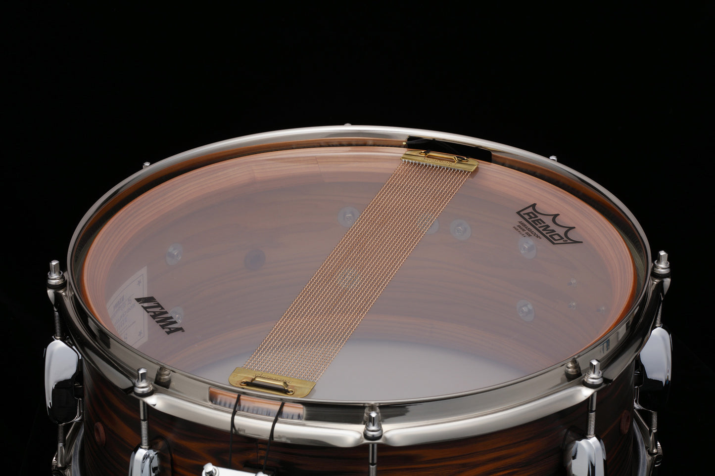 TAMA STAR Reserve Solid Japanese Cedar Snare Drum 14" x 6" - Burnt Oiled Cedar