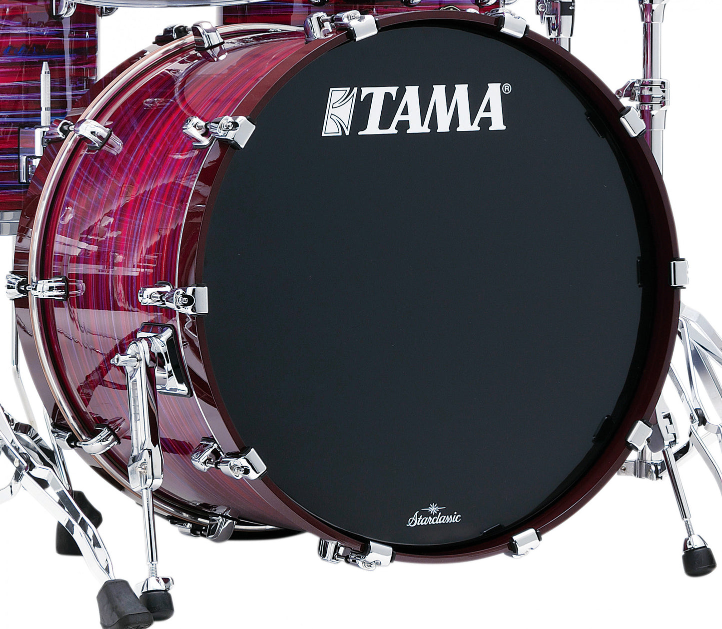 TAMA Starclassic Walnut/Birch Lacquer Bass Drum 22" x 16" - Lacquer Phantasm Oyster/Chrom HW/ohne Tom Halter