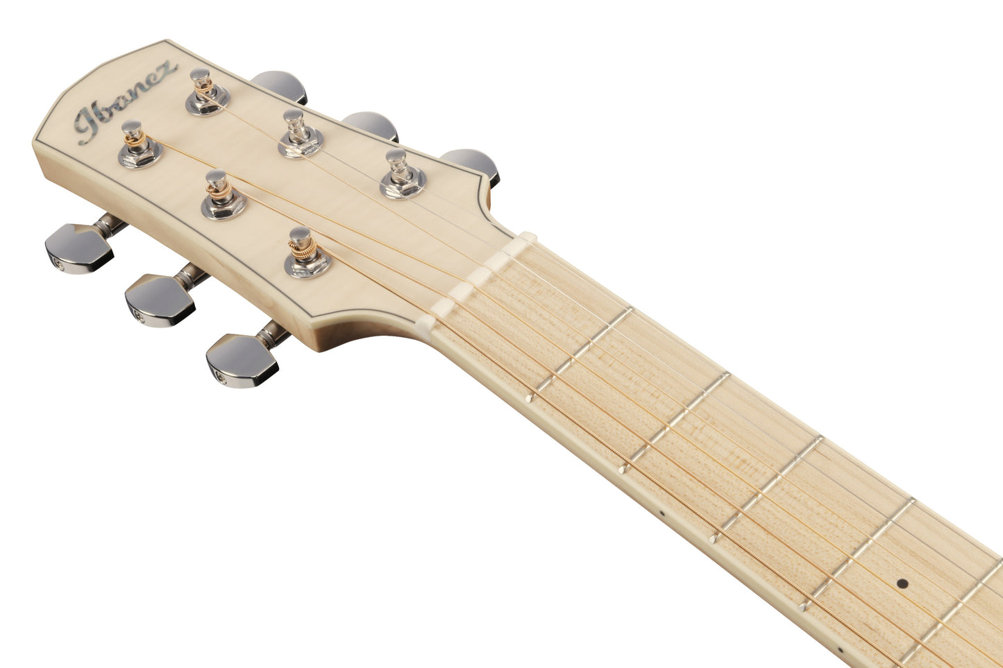IBANEZ Advanced Acoustic AAM Akustikgitarre 6-String - Transparent Antique White Peach Fuzz Open Pore