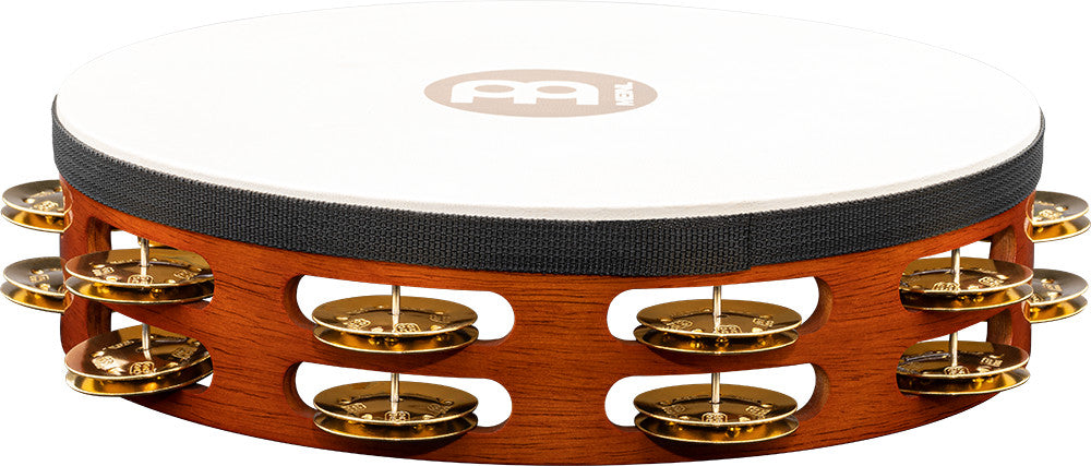 MEINL Percussion Traditional Wood Series Headed Tambourine - 10"