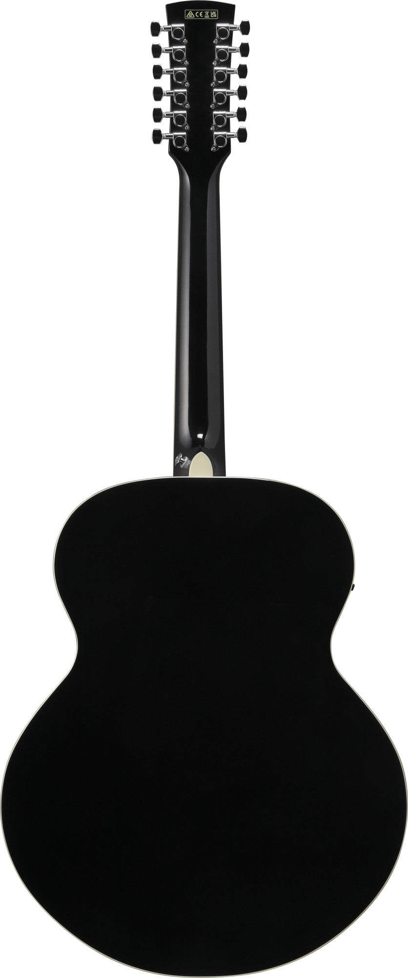 IBANEZ Artwood AJ Acoustic Guitar12-String - Black High Gloss