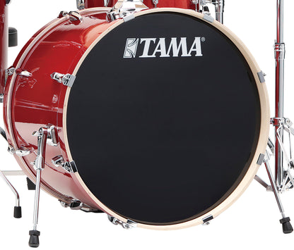 TAMA Imperialstar Bass Drum 22" x 18" - Burnt Red Mist/Chrom HW