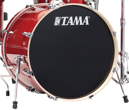TAMA Imperialstar Bass Drum 22" x 18" - Burnt Red Mist/Chrome HW