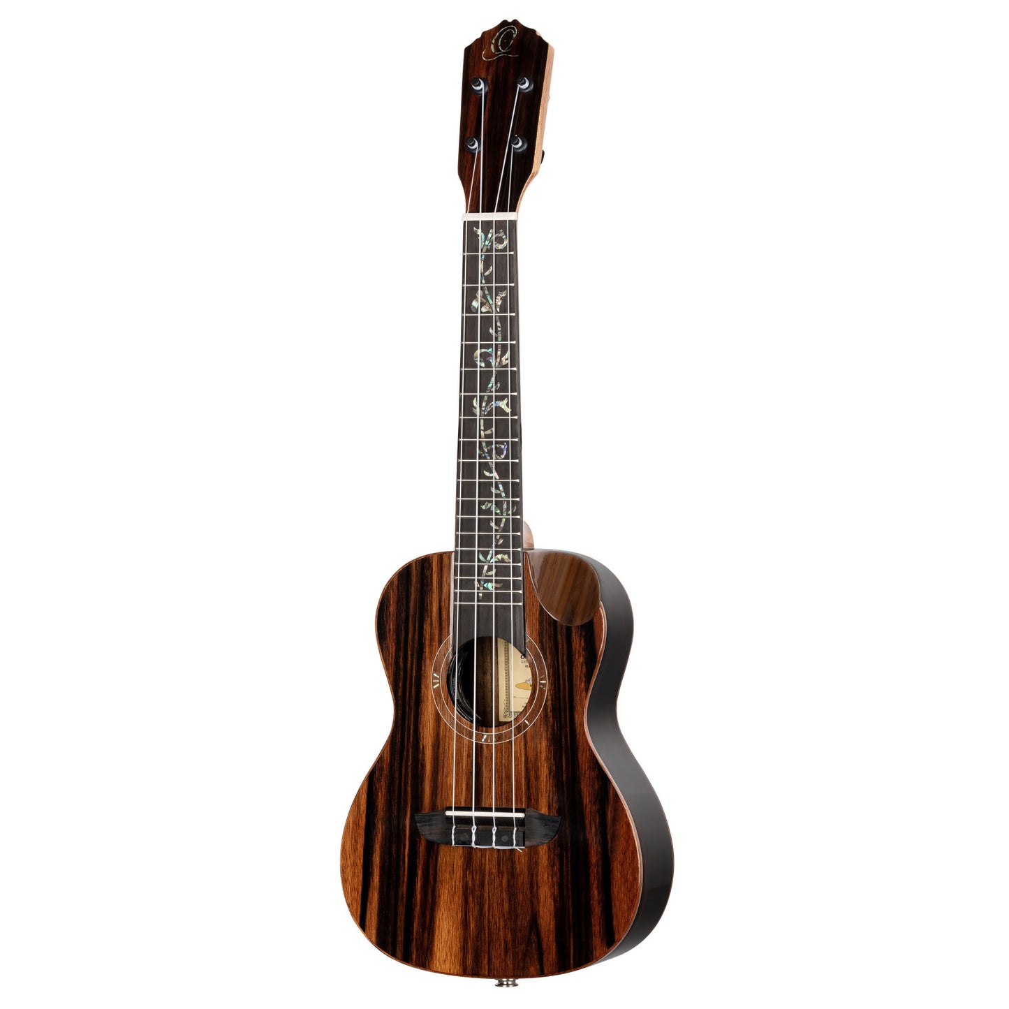 ORTEGA Elite Serie Konzert Ukulele 4 String - Solid Ebony Natural + Bag
