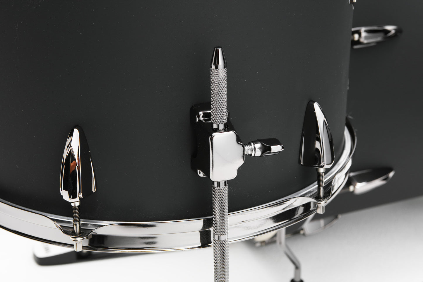 TAMA Imperialstar Drum Set 5 teilig - Blacked Out Black/Black Nickel HW + MEINL Cymbals HCS Cymbal Kit/Stage Master Double-Braced Hardware Kit