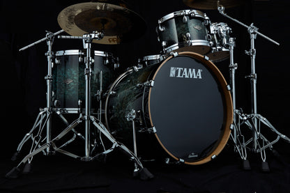 TAMA Starclassic Performer Shell Kit 5 pcs - Molten Steel Blue Burst/Chrome HW