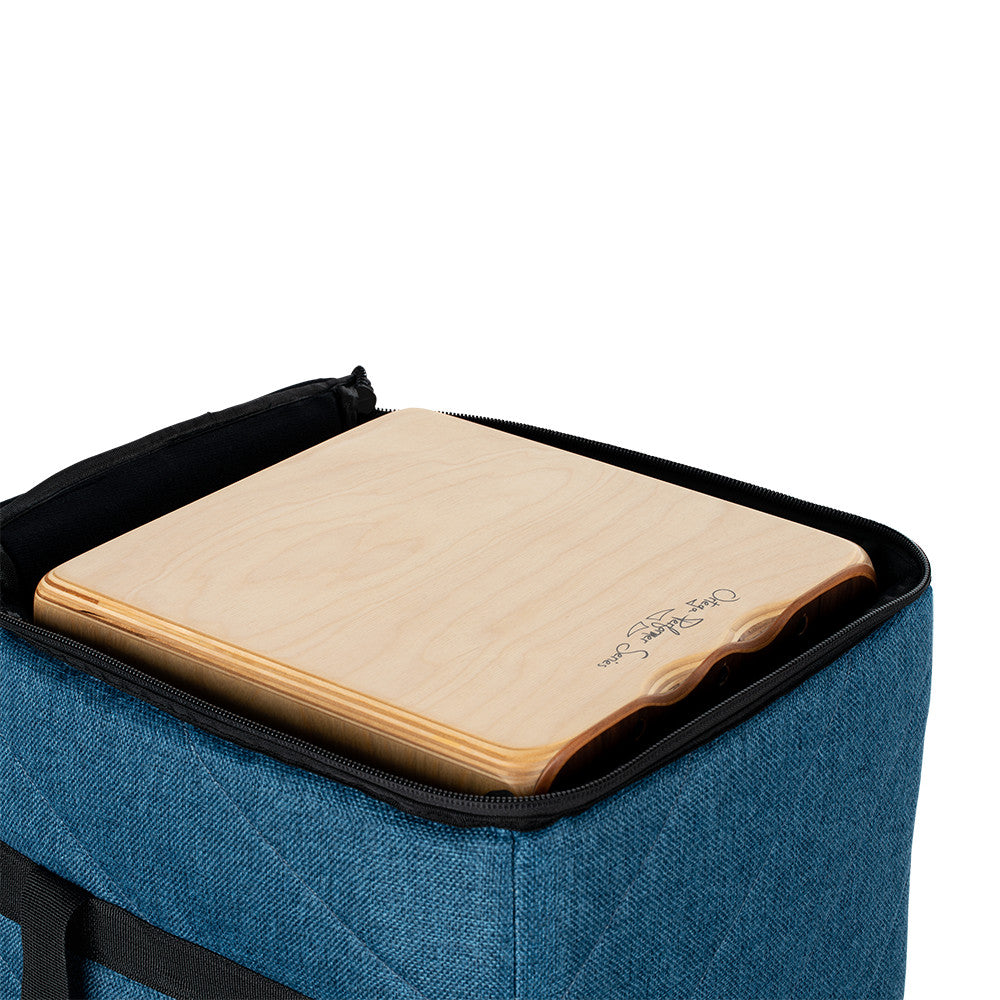 ORTEGA Premium Cajon Bag - Ocean Blue