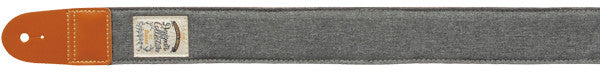 IBANEZ Designer Collection Guitar Strap - Charcoal Gray Denim