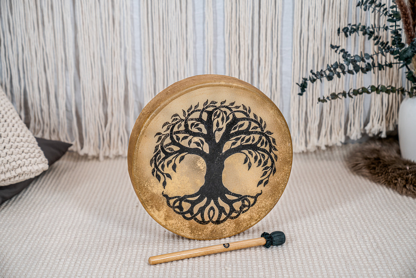 Meinl Sonic Energy Native American-Style Hoop Drum 15" - Tree of Life