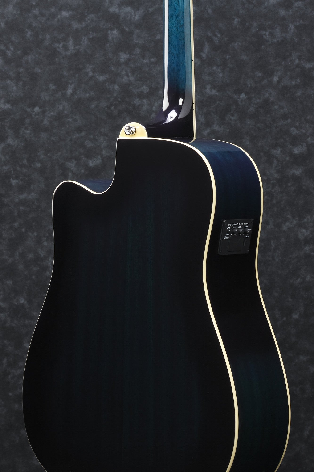 IBANEZ PF Performance Acoustic Guitar 6-String - Transparent Blue Sunburst