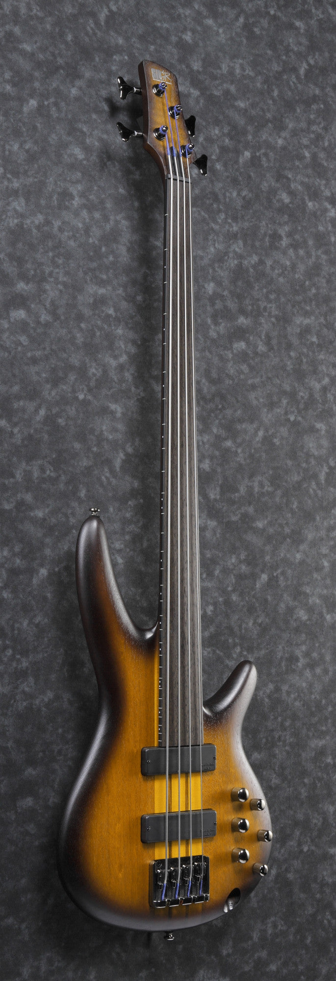 IBANEZ Bass Workshop E-Bass Fretless 4 String - Brown Burst Flat
