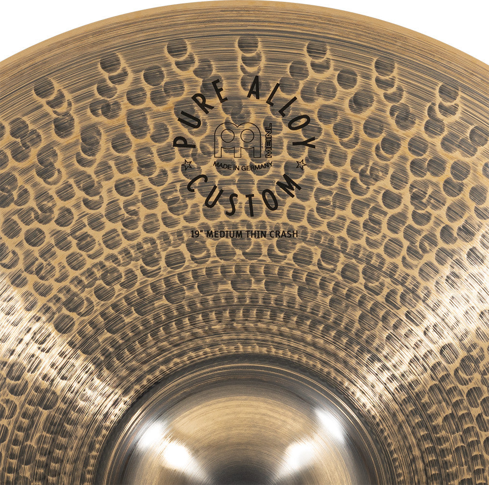 MEINL Cymbals Pure Alloy Custom Medium Thin Crash - 19"
