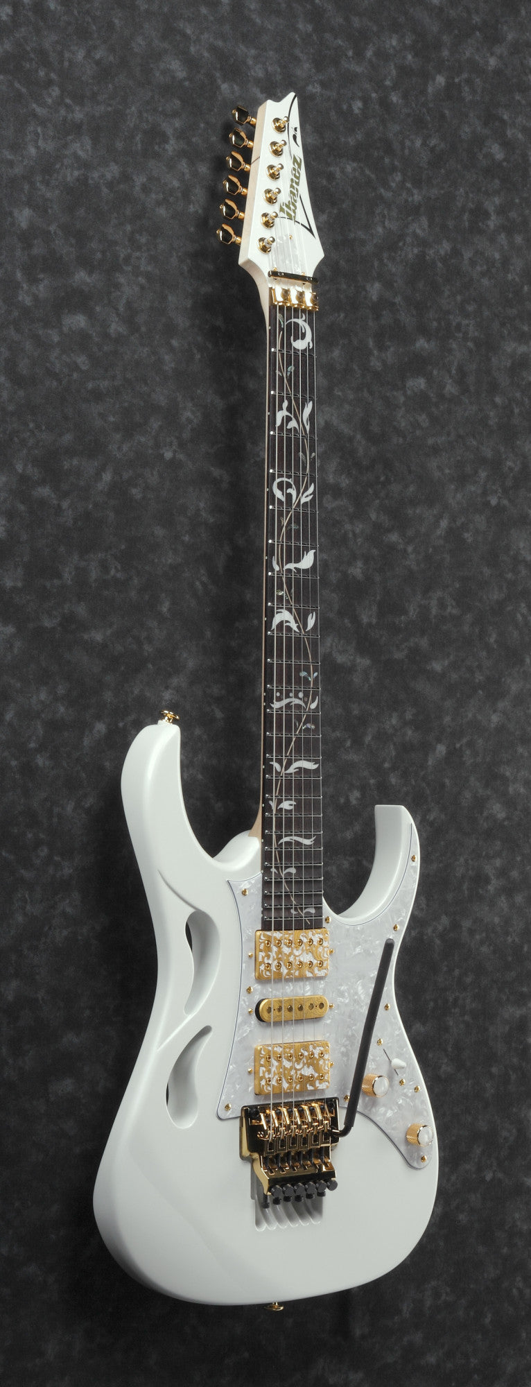 IBANEZ Steve Vai "PIA" Signature Edition E-Gitarre 6 String - Stallion White + Koffer M20RG