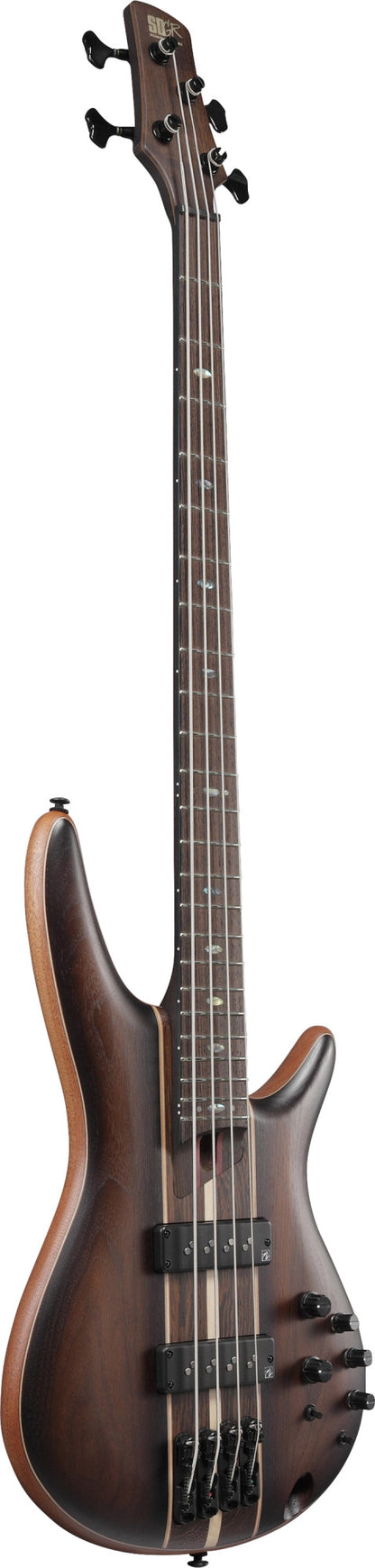 IBANEZ Premium SR Electric Bass 4-String - Dual Mocha Burst Flat + Gig Bag