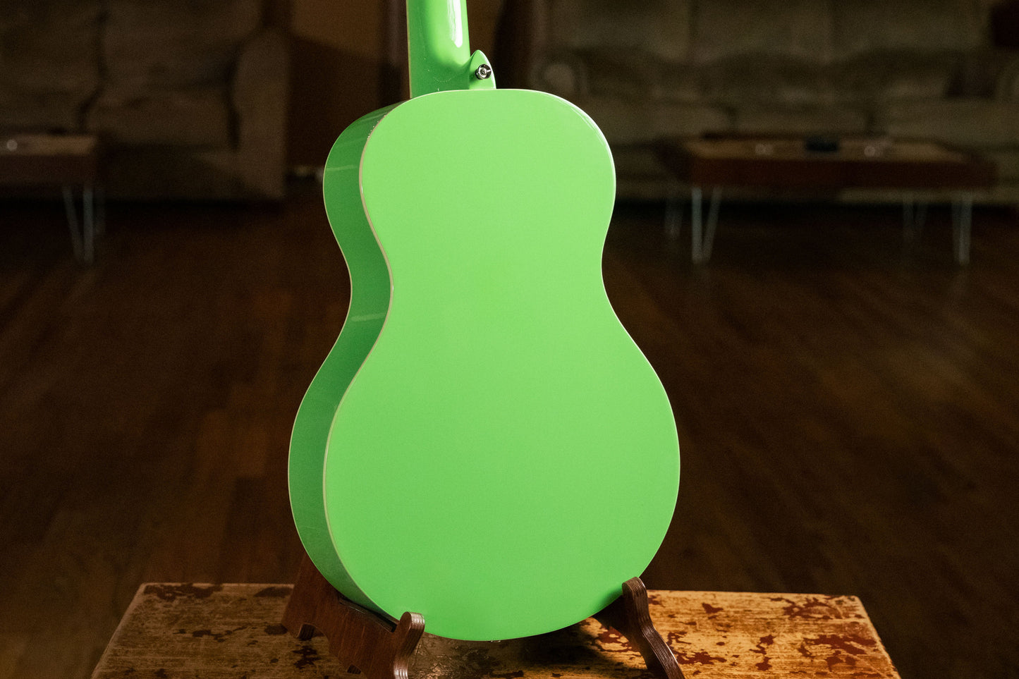 ORTEGA Gaucho Series Acoustic Guitar 6 String - Green Apple + Bag