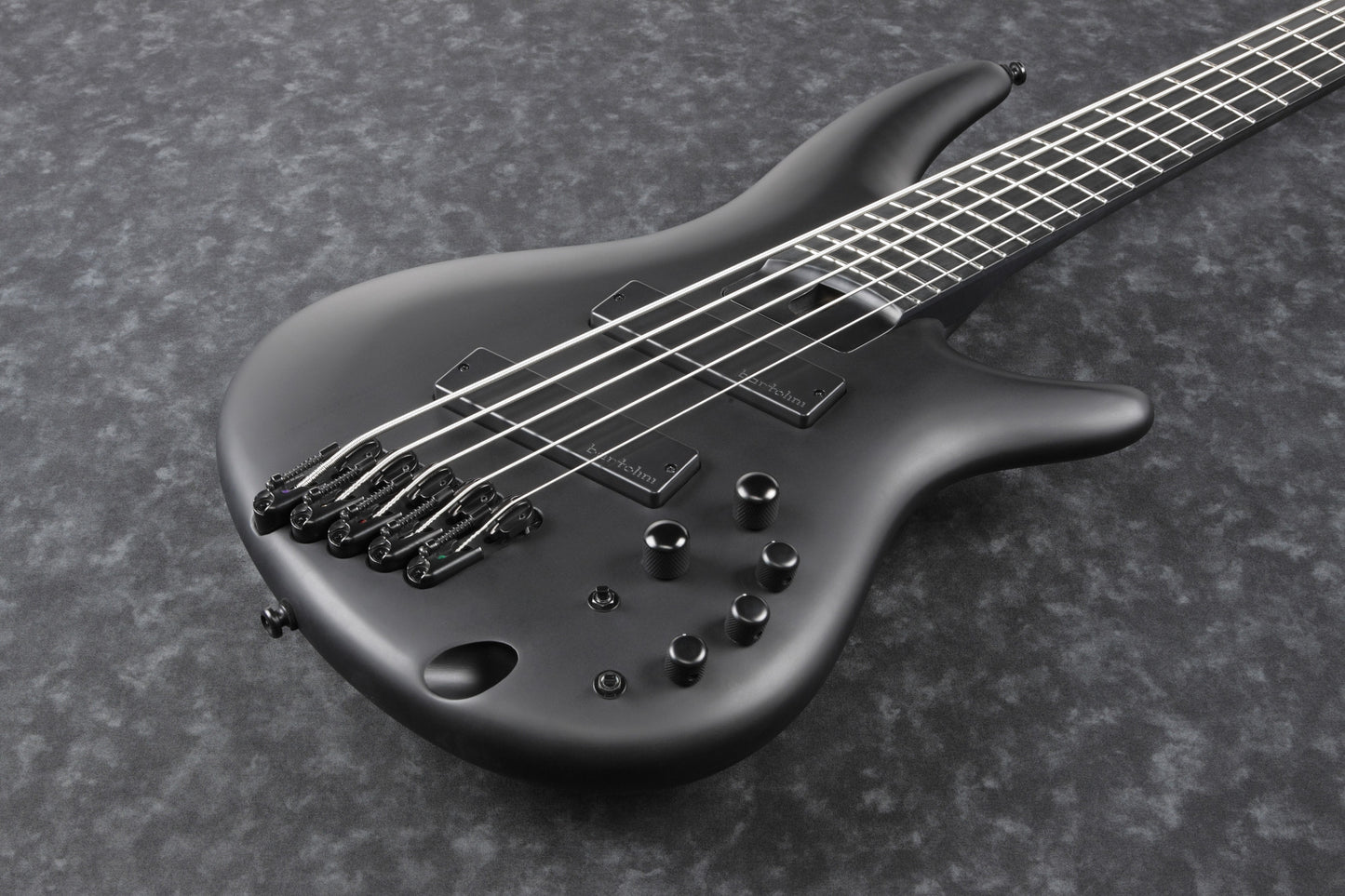 IBANEZ Iron Label SRMS Electric Bass 5-String Multi Scale - Black Flat