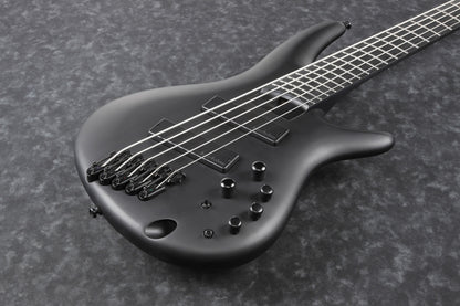 IBANEZ Iron Label SRMS Electric Bass 5-String Multi Scale - Black Flat