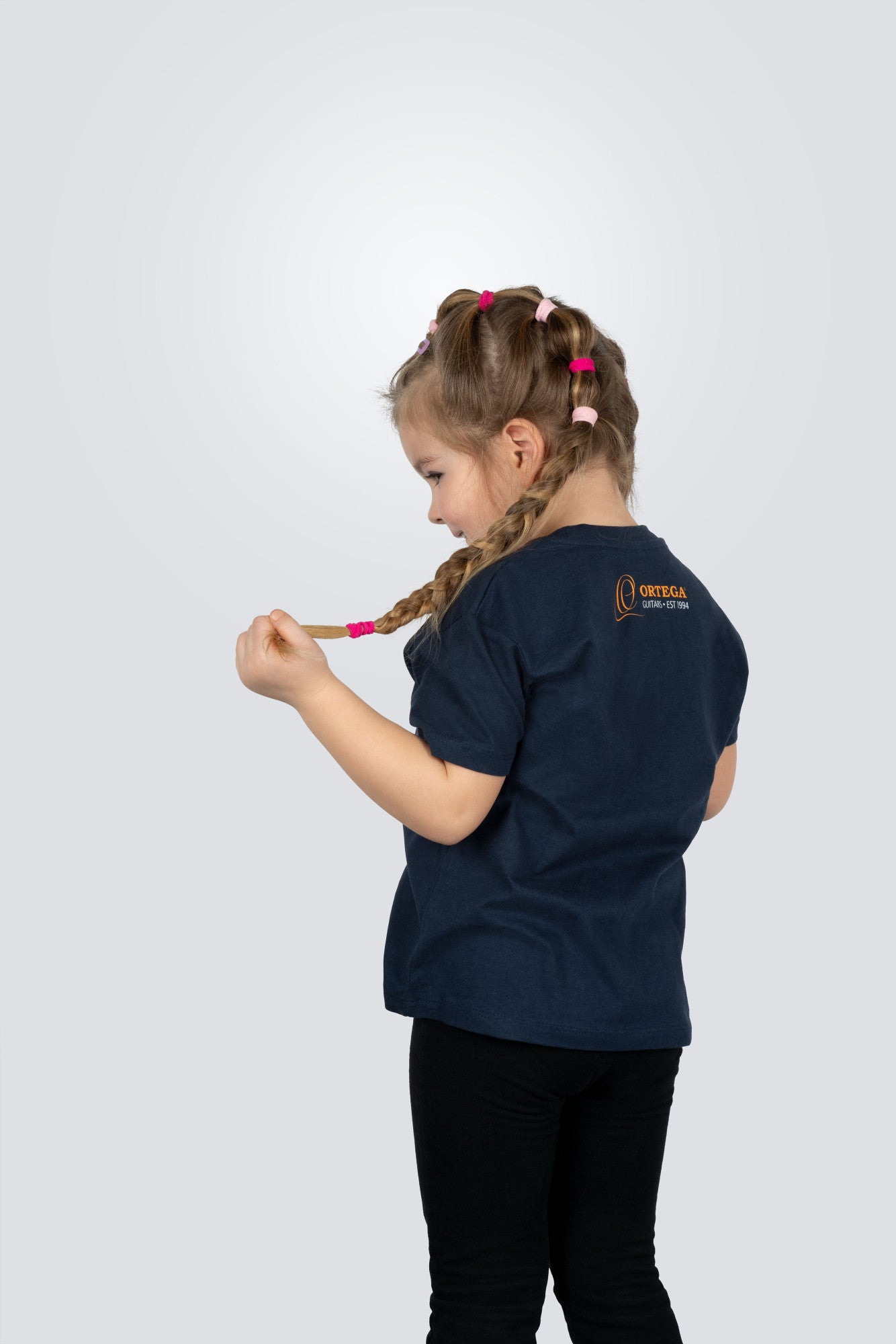 ORTEGA Skull Kids T-Shirt - Navy Blue/