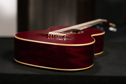 ORTEGA Family Series 3/4 Classical Guitar 6 String - Wine Red + Gigbag