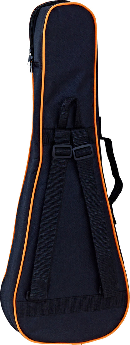 ORTEGA Economy Series Pineapple-Ukulele-Bag - Black/Orange
