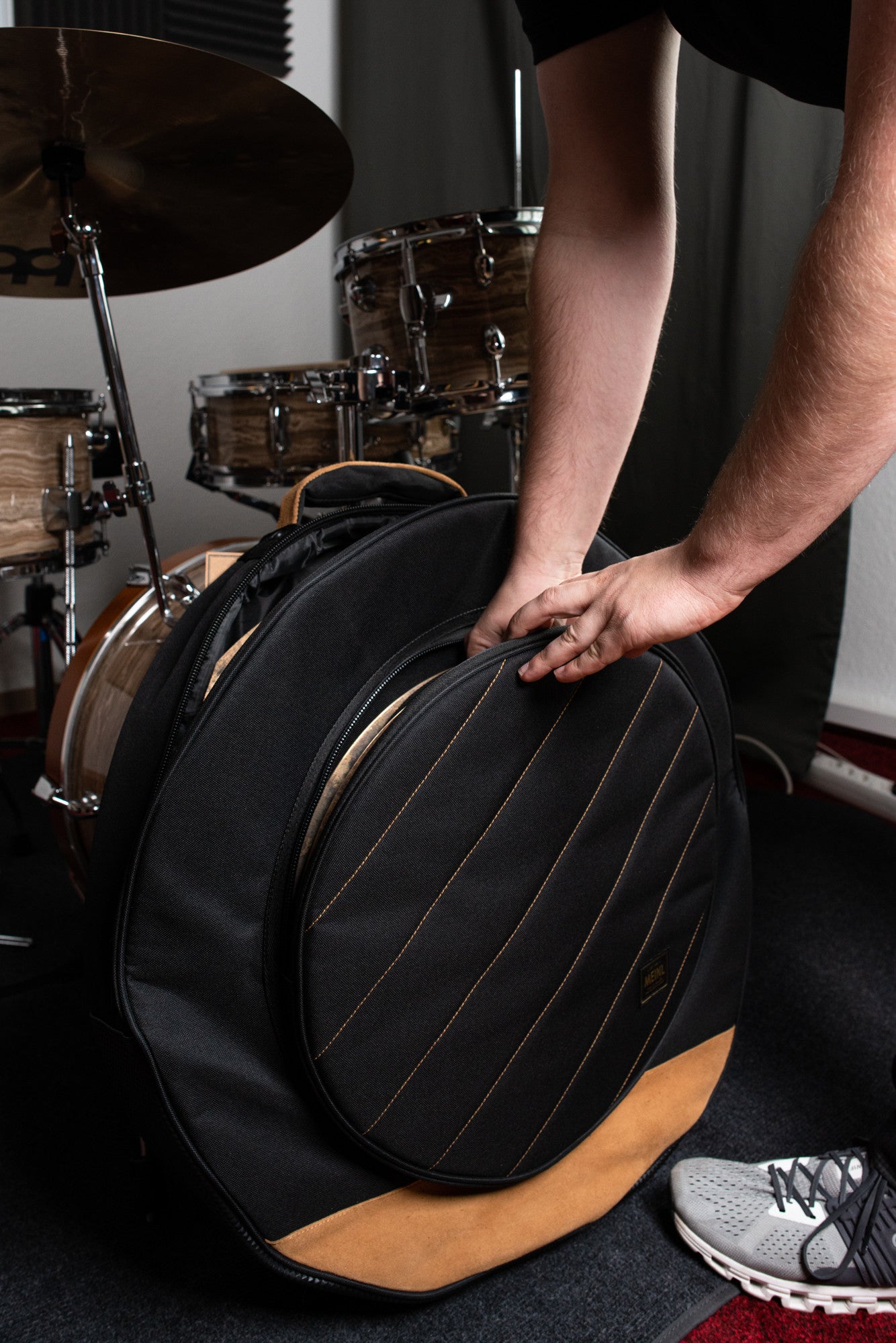 MEINL Cymbals Classic Woven Cymbal Bag - 22” Black