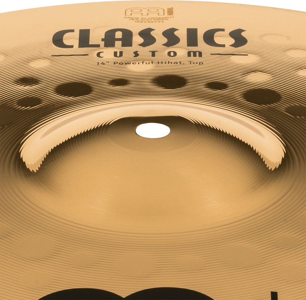 MEINL Cymbals Classic Custom Brilliant Powerful Hihat - 14"