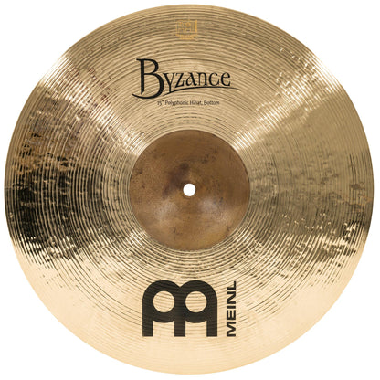 MEINL Cymbals Byzance Brilliant Polyphonic Hihat - 15"