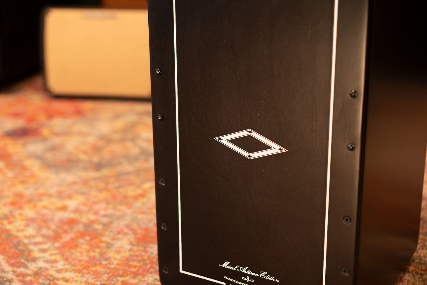 MEINL Percussion Artisan Edition Series String Cajon Tango Line - Satin Black