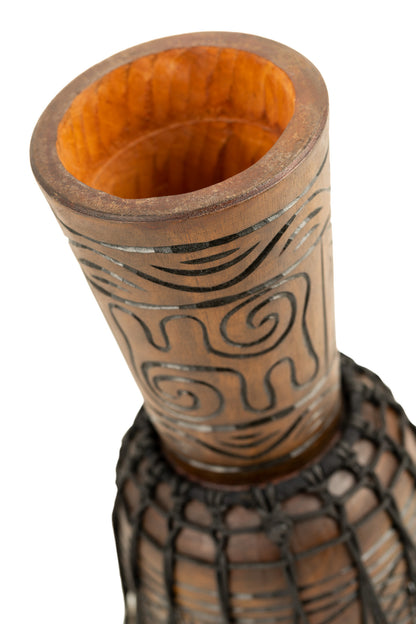 MEINL Percussion Headliner Rope Tuned Artifact Series Djembe - 8"