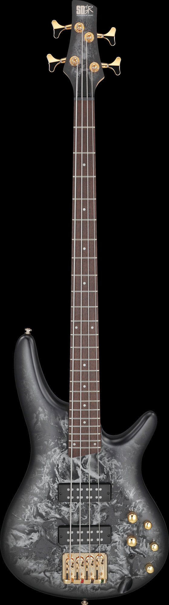 IBANEZ SR E-Bass 4-String - Black Ice Frozen Matte