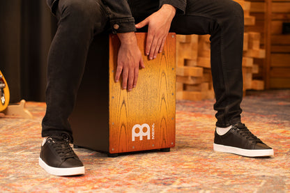 MEINL Percussion Headliner® Series Snare Cajon - Sonoran Amber Fade
