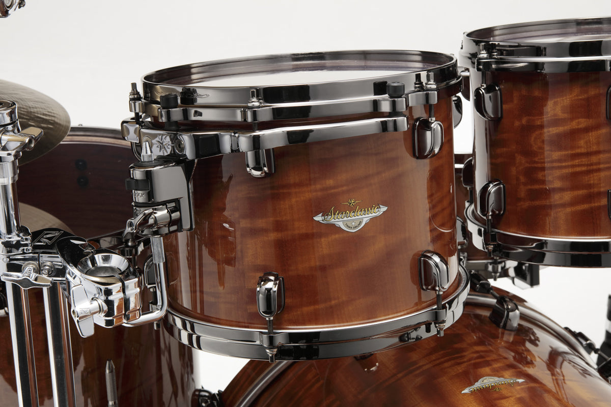 TAMA Starclassic Bubinga Shell Kit 5 pcs - Gloss African Cherry/Black Nickel HW