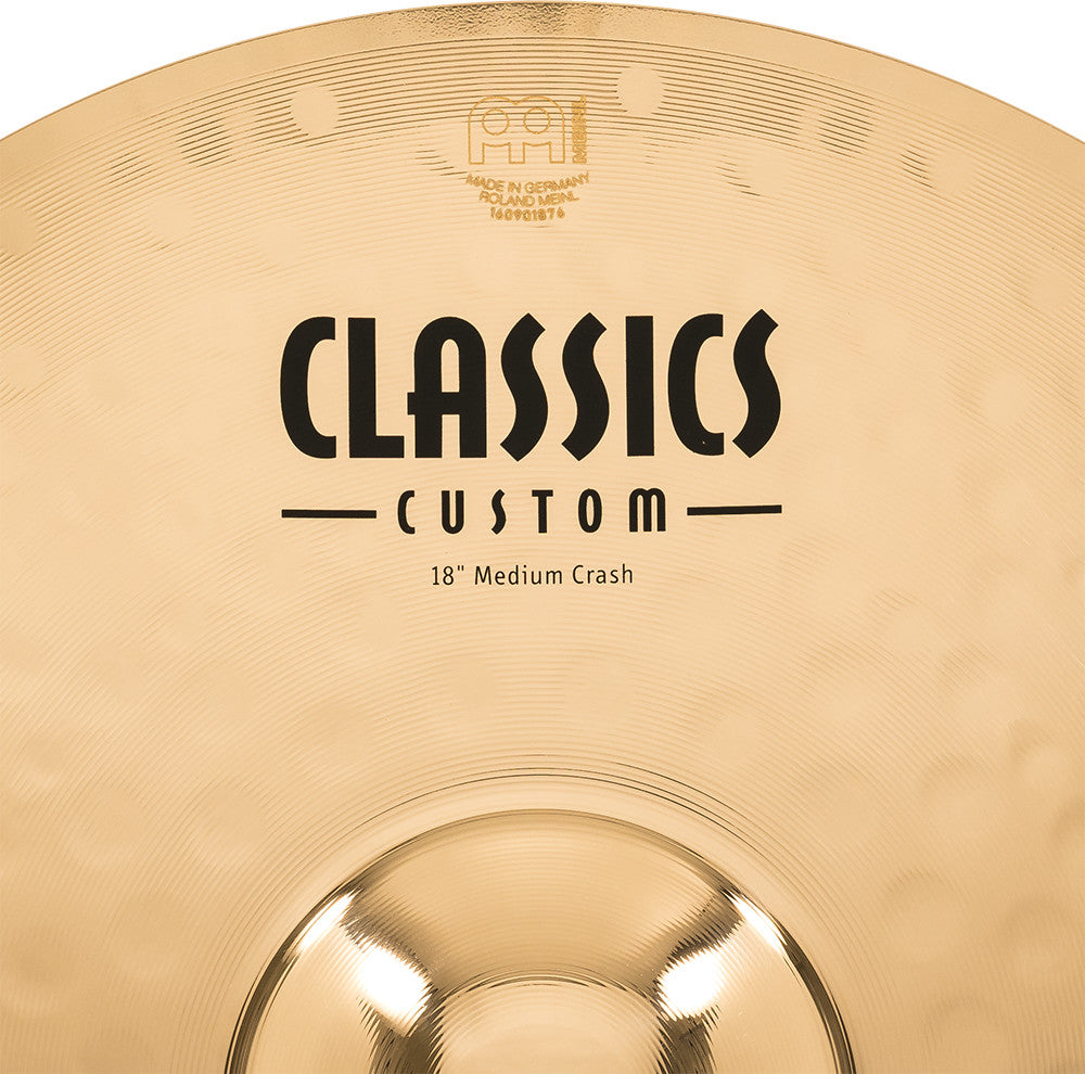 MEINL Cymbals Classics Custom Brilliant Medium Crash - 18"
